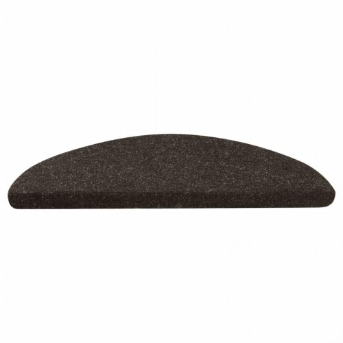 Selvklæbende trappemåtter - 10 stk., 56 × 17 × 3 cm, antracitgrå