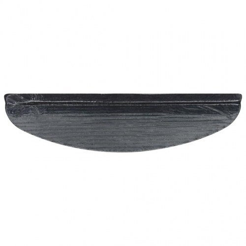 Selvklæbende trappemåtter - 10 stk., 56 × 17 × 3 cm, antracitgrå