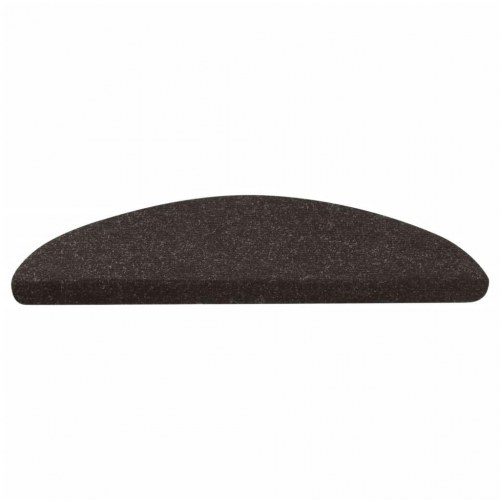 Selvklæbende trappemåtter - 10 stk., 65 × 22,5 × 3,5 cm, sort