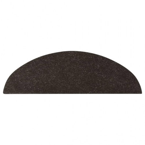 Selvklæbende trappemåtter - 10 stk., 65 × 22,5 × 3,5 cm, sort
