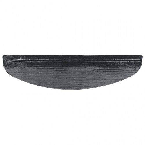 Selvklæbende trappemåtter - 10 stk., 65 × 22,5 × 3,5 cm, sort