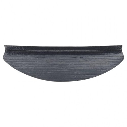 Selvklæbende trappemåtter - 10 stk., 65 × 22,5 × 3,5 cm, grå