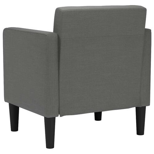 Sofastol med armlæn 53 cm stof mørkegrå
