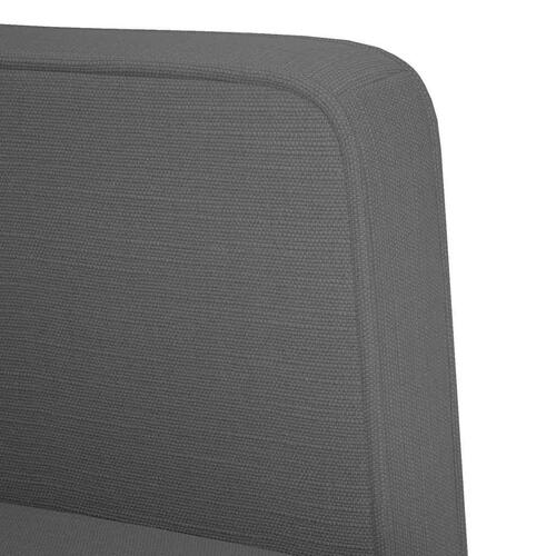 Sofastol med armlæn 53 cm stof mørkegrå