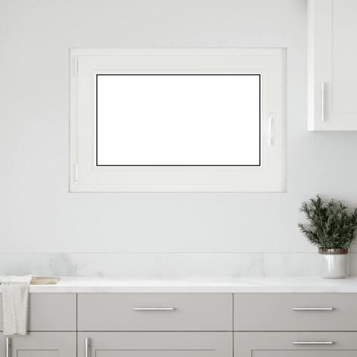 Kældervindue RISOR 60x90 cm Tilt&Drej DIN venstre hvid