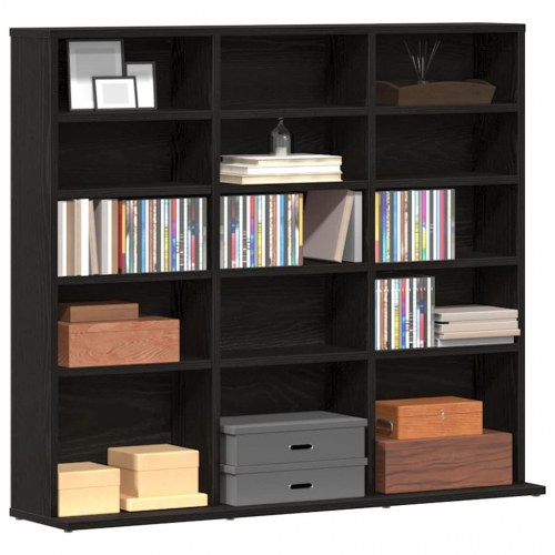 Cd-reol 100 x 23 x 89,5 cm - sort-eg
