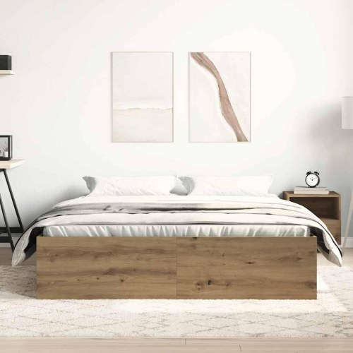Sengestel uden madras 150×200 cm i konstrueret træ - kunsteg