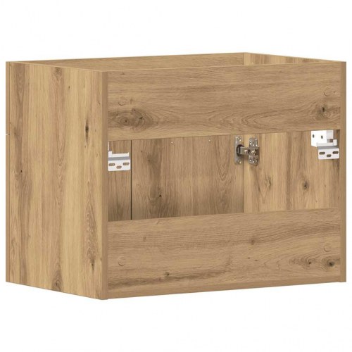 Badeværelsesvaskeskab 60 × 38,5 × 46 cm - konstrueret træ, kunsteg
