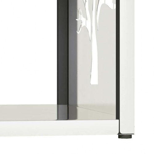 Brændestativ 40x40x40 cm rustfrit stål