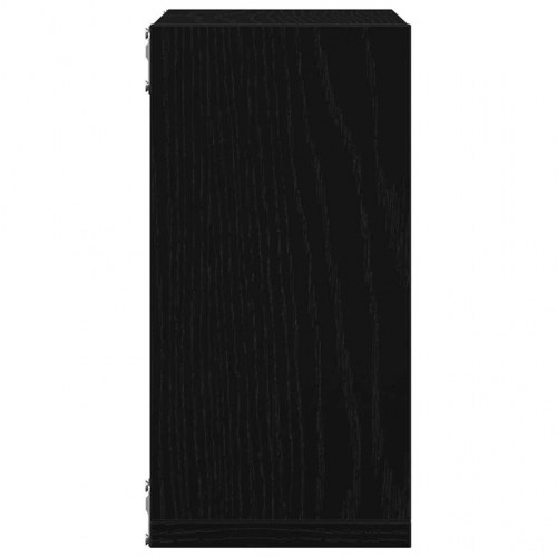Væghylder 2 stk. - kubeformet 30×15×30 cm i sort eg