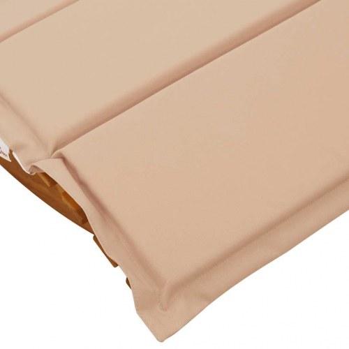 Gyngestol med hynde massivt træ akacie