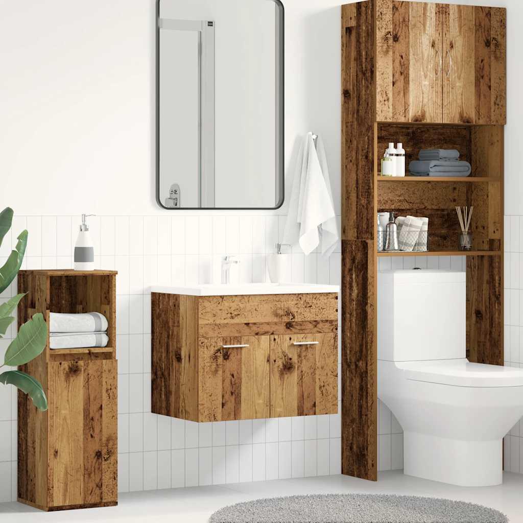 Skab Til Håndvask 41X38,5X46 Cm Konstrueret Træ - Gammelt træ / 60 x 38.5 x 46 cm
