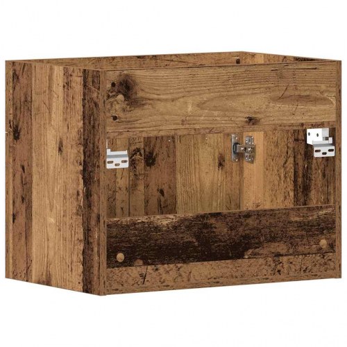 Badeværelsesvaskeskab 60 × 38,5 × 46 cm - konstrueret træ, antikt træ