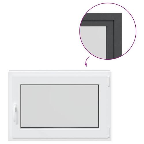 Kældervindue RISOR 60x90 cm Tilt&Drej DIN højre antracitgrå