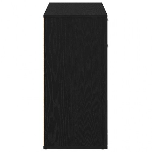 Skænk 80 x 36 x 75 cm - sort egetræsfarve