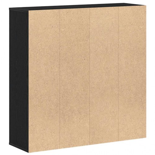 Bogskab/reolsystem 98×29×97,5 cm i konstrueret træ - sort egetræsfarve