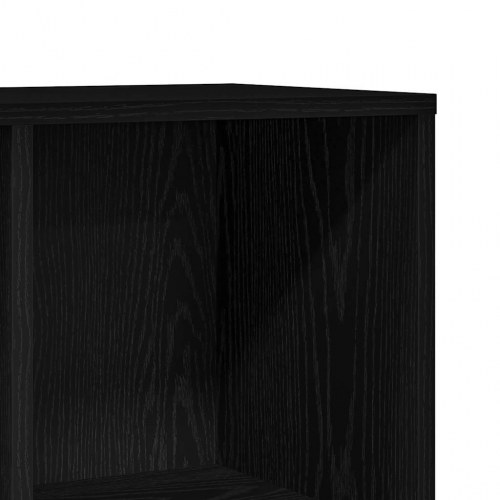 Bogskab/reolsystem 98×29×97,5 cm i konstrueret træ - sort egetræsfarve