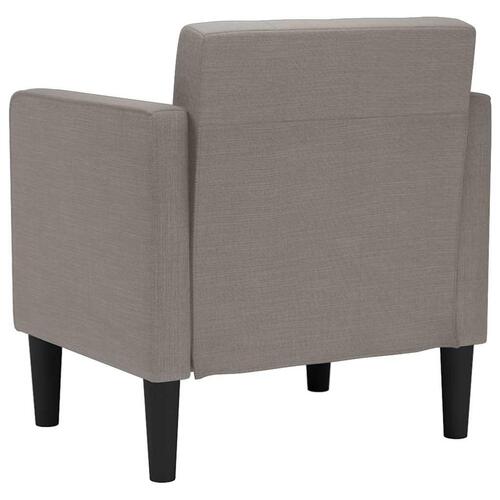 Sofastol med armlæn 53 cm stof gråbrun