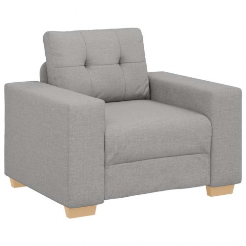 Sofastol 60 cm stof skygrå