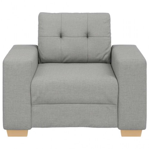Sofastol 60 cm stof skygrå