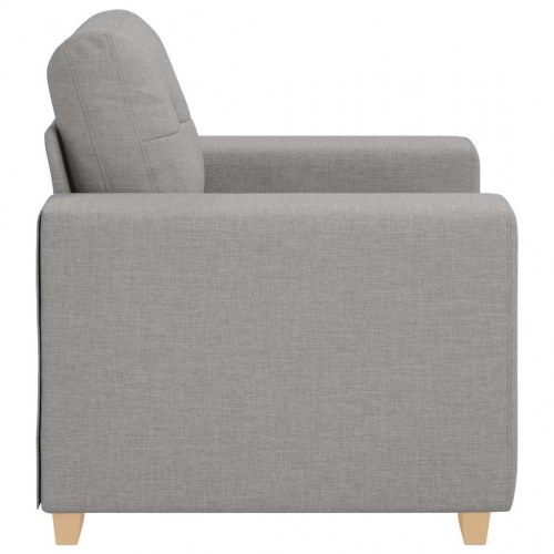 Sofastol 60 cm stof skygrå