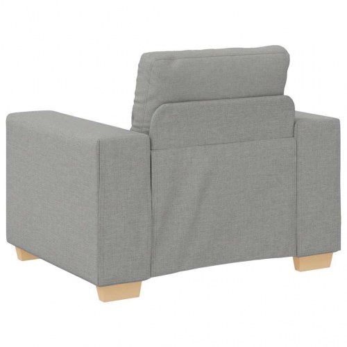 Sofastol 60 cm stof skygrå