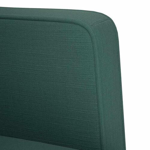 Sofastol med armlæn 53 cm stof mørkegrøn