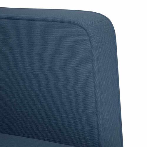 Sofastol med armlæn 53 cm stof blå