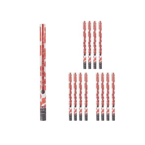 Konfetti kanon 9119-80 Rød Papir Pap Plastik 5 x 79 x 5 cm (12 enheder)