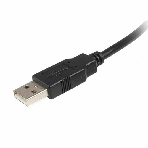 USB A til USB B-kabel Startech USB2HAB1M Sort 1 m