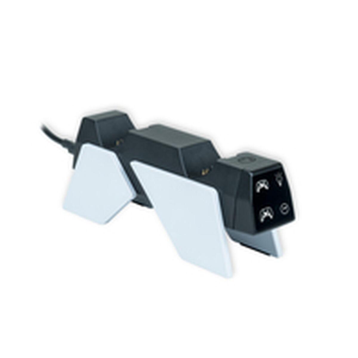 NACON Dual Charger V4, PlayStation 5, Opladerstativ, Sort, Hvid, USB, Ledningsført, Sony