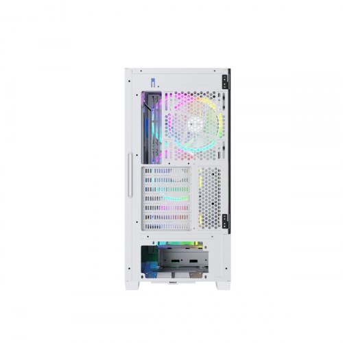 PC kabinet ATX midi-tower Nfortec Dracox - hvid