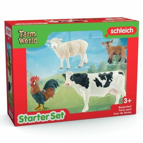 Schleich Farm World Starter Set - figurer til bondegård (4 dele)