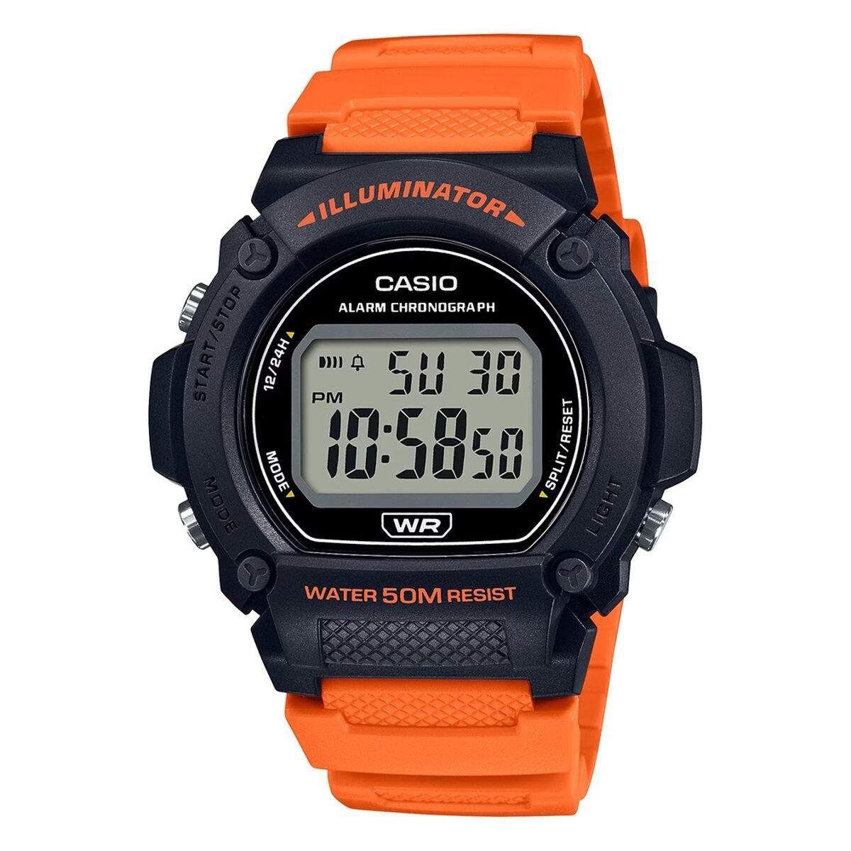 Casio W-219H SPORT herreur - digital, Ø 47 mm, 5 atm