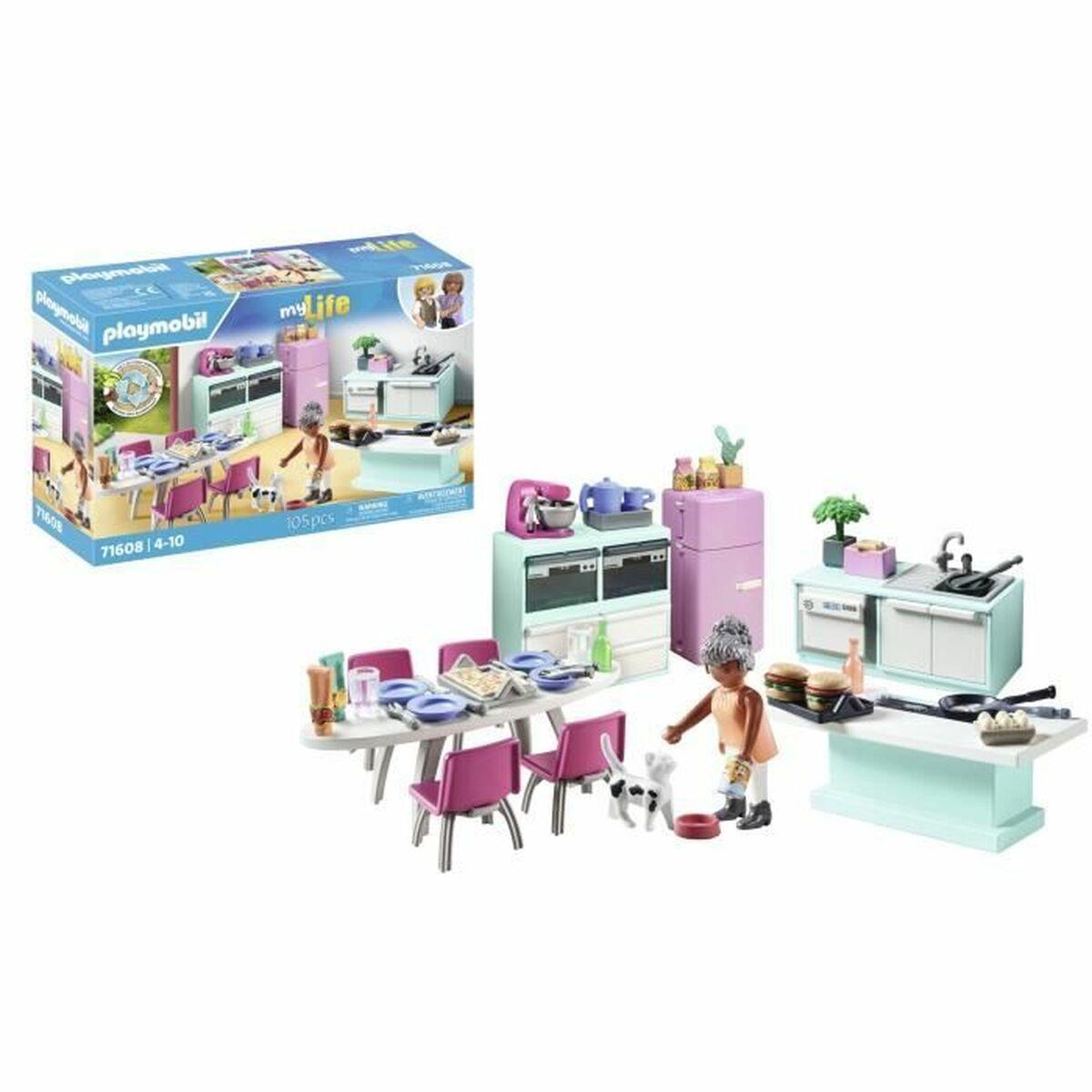 Legetøjssæt Playmobil Life Køkken Actionfigur Tilbehør