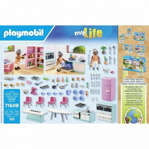 Playmobil My Life - Køkken playset med figur