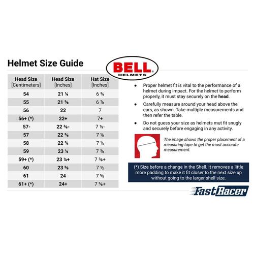 Hjelm Bell KC7-CMR Hvid 59