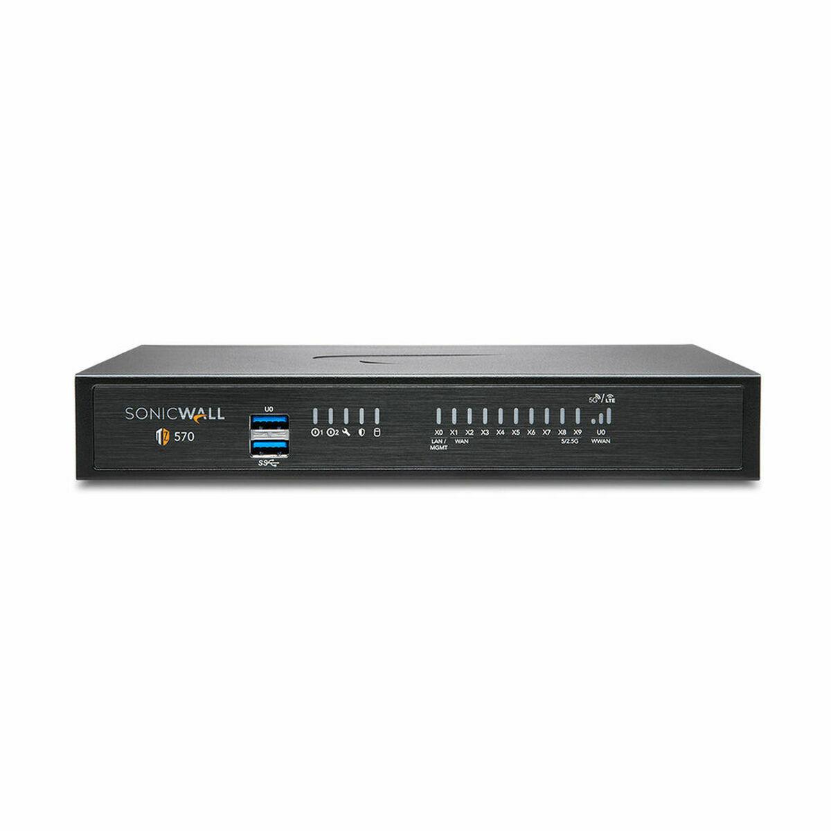 SonicWall TZ570 firewall - Router til skrivebord, 4.000 Mbps