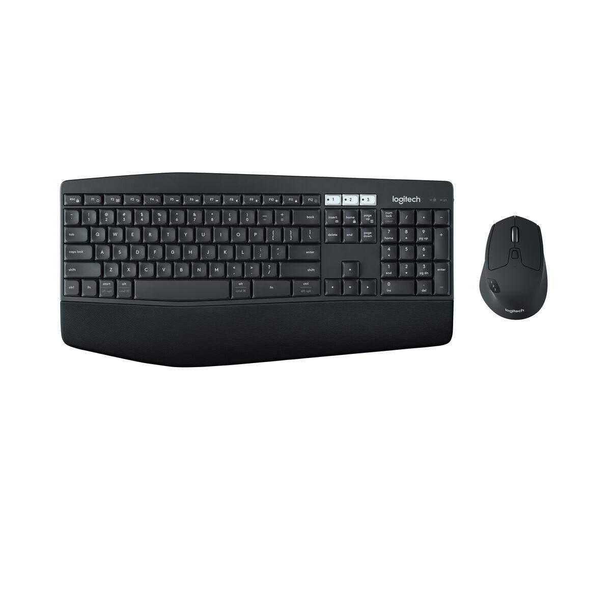 Tastatur og trådløs mus Logitech MK850 PERFORMANCE Sort Qwerty US