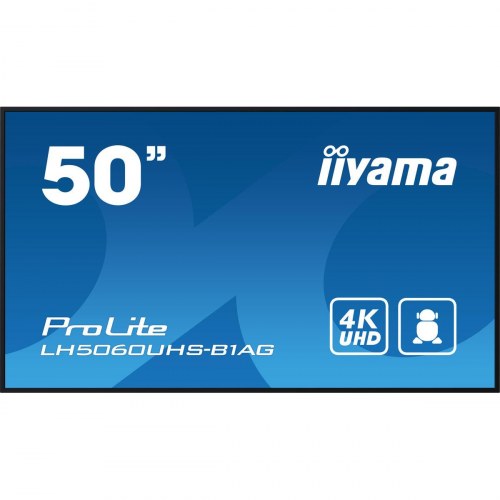 4K skærm Iiyama ProLite LH5060UHS-B1AG 50" videovæg