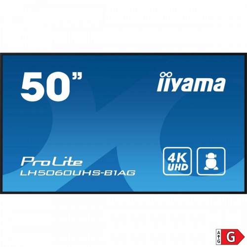 4K skærm Iiyama ProLite LH5060UHS-B1AG 50" videovæg