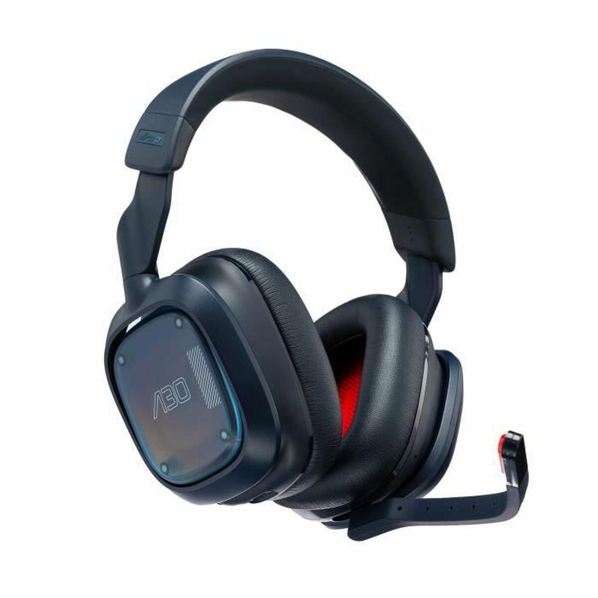 Blagaming Logitech A30 blå gaming headset - trådløs og 3,5 mm