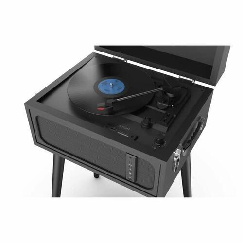 Ryght Alto pladespiller - sort, Bluetooth