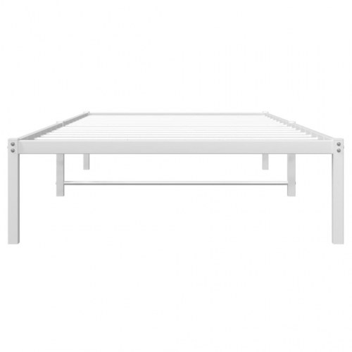 Sengeramme 100x200 cm metal hvid
