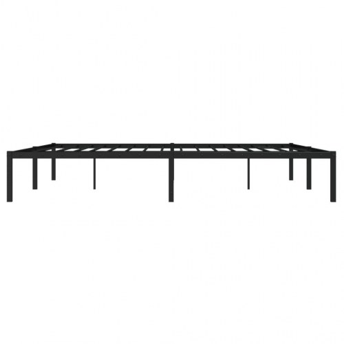 Sengeramme 180×200 cm i metal - sort, klassisk design