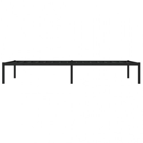 Sengeramme 100 x 200 cm i metal - sort