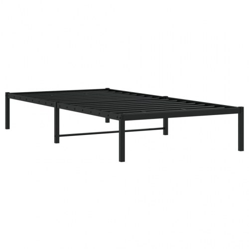 Sengeramme 100 x 200 cm i metal - sort