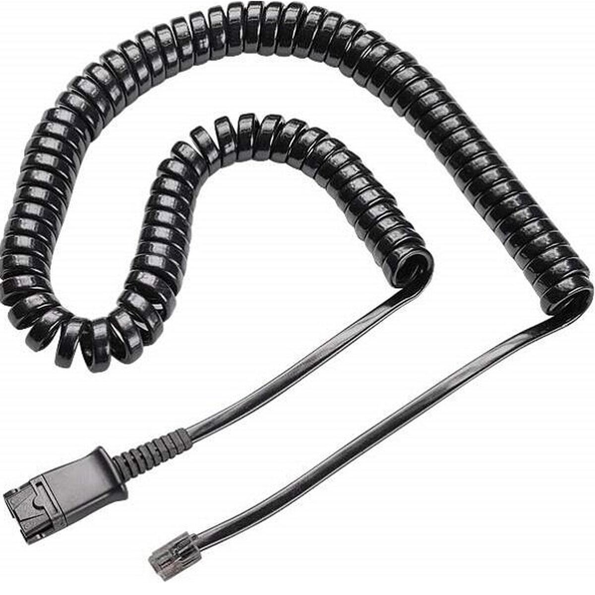 USB-kabel HP 784S0AA - sort spiral kabel med hanstik