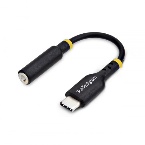 USB-C til 3,5 mm adapter Startech USBCAUDIO2 - Sort