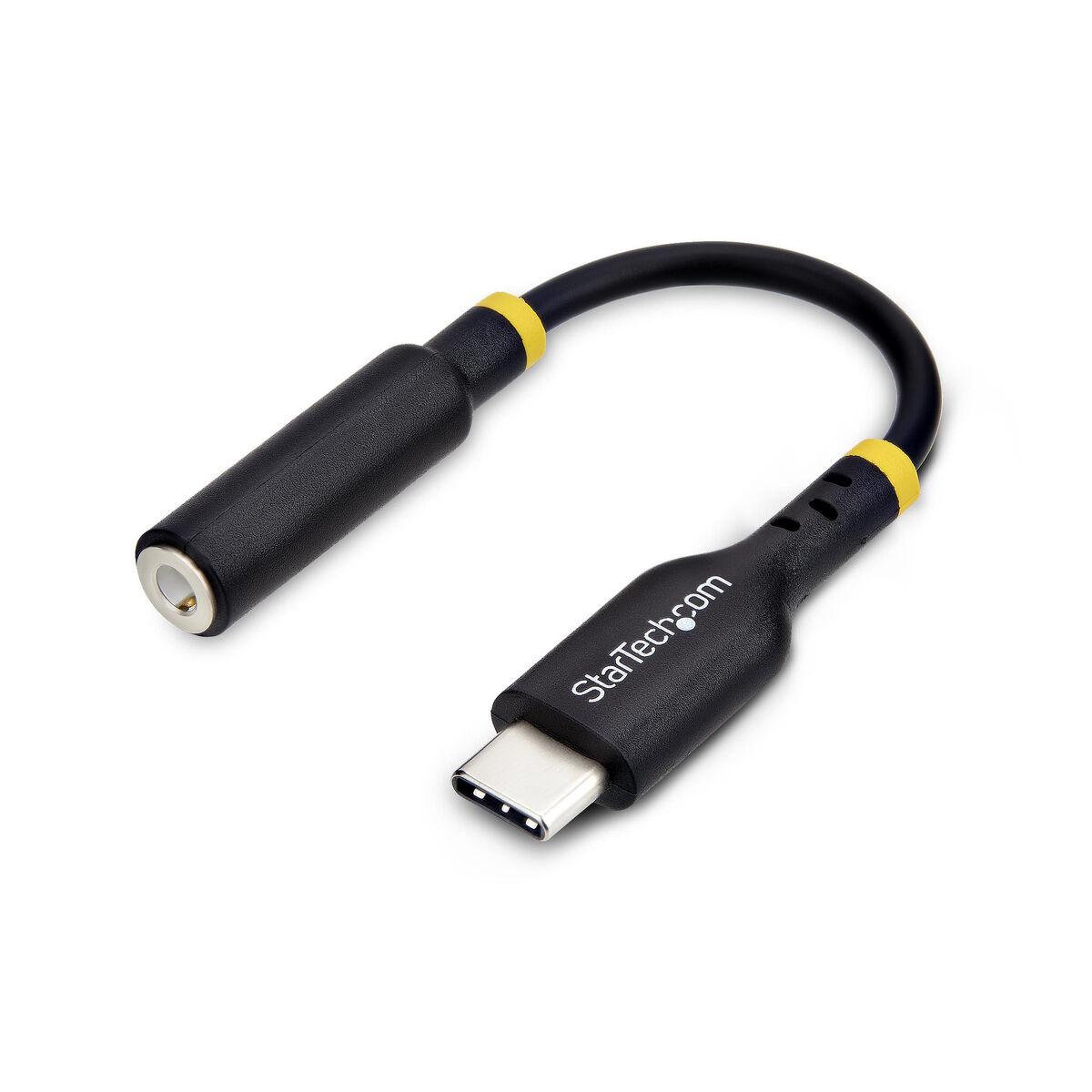 StarTech.com USB-C Audio Adapter to 3.5mm TRRS Jack Headphone Aux Dongle - USB-C to headphone jack adapter - 12.7 cm